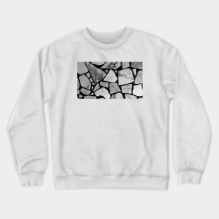Grey Stone Marble Texture Crewneck Sweatshirt